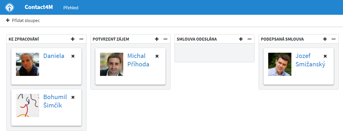 Detail zákaznické karty